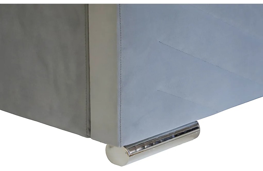 Čalúnená posteľ s úložným priestorom a matracom KOOL 180 x 200 cm Čierna