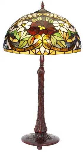 Luxus veľká lampa Tiffany LILY HEMISPHERE Slim 72*Ø50