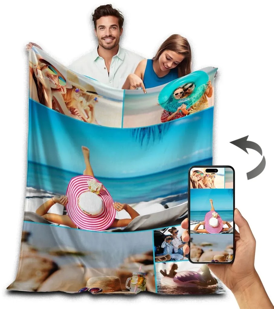 Sablio Deka s vlastnou potlačou: 190x140 cm