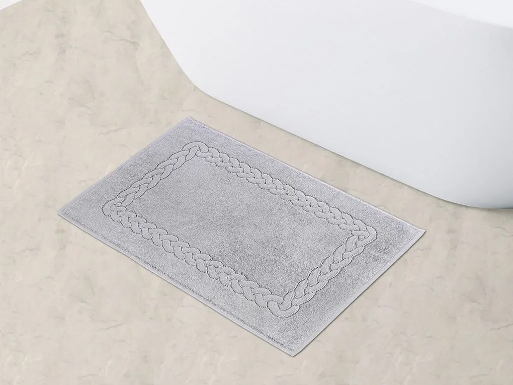 Škodák Kúpeľňová froté predložka Dita 70x50cm svetlo sivá