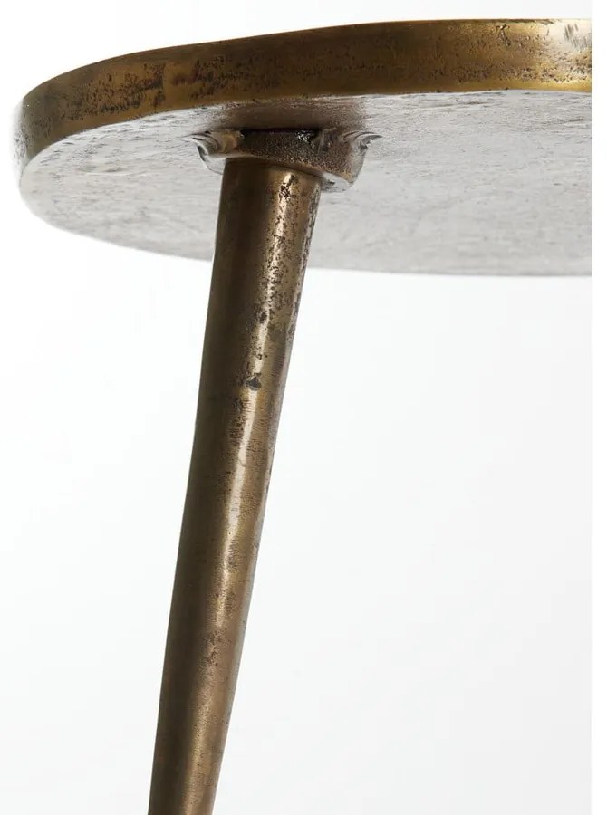 Kovový odkladací stolík 49x67 cm Lienz – Light &amp; Living