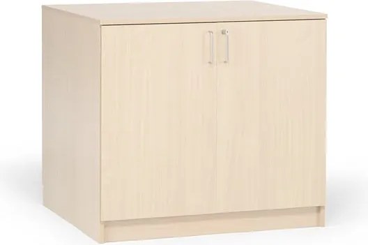 Drevená úložná skriňa THEO, 900x1000x600 mm, uzamykateľná, breza