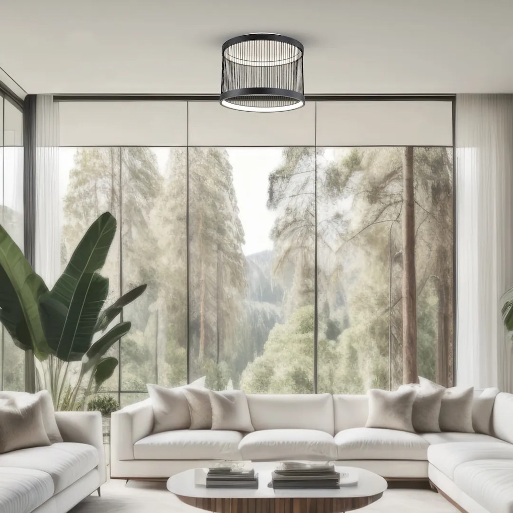 Stropné LED svietidlo Guarda, 1x LED 43w, 4000k, b
