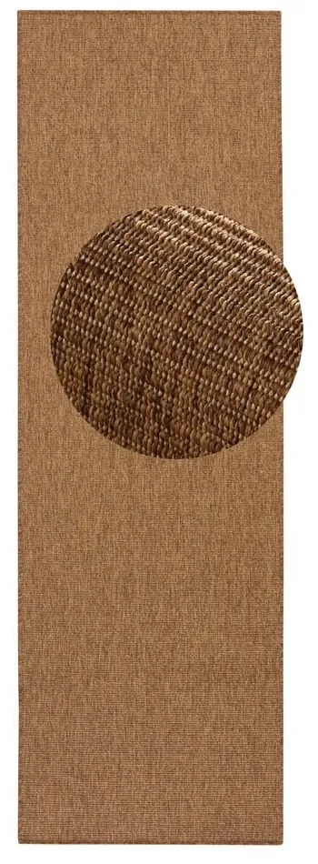 Hnedý vnútorný a vonkajší behúň 80x250 cm Nature – Hanse Home