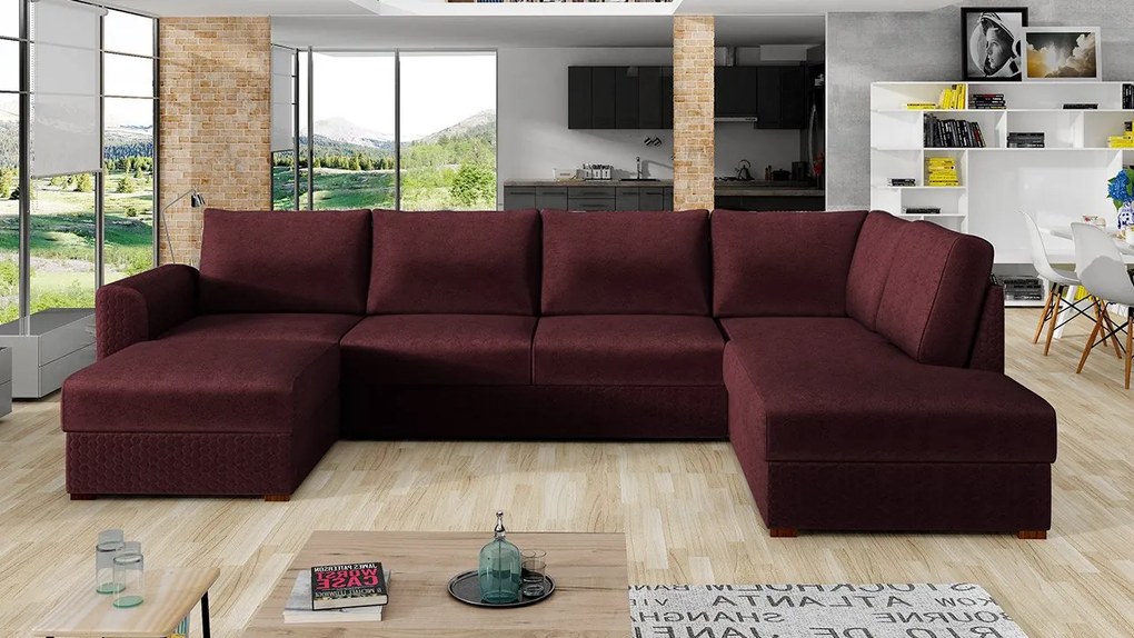 Rohová rozkladacia pohovka Astana Premium, Dostupné poťahy: Maya 11, Strana: pravá