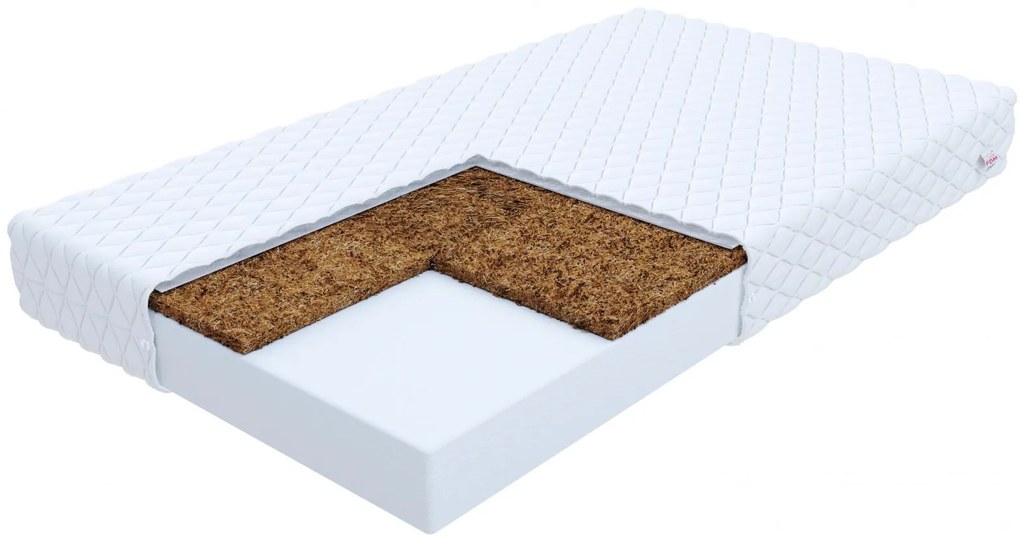 Penový matrac Carini 200x80x11 cm - kokos