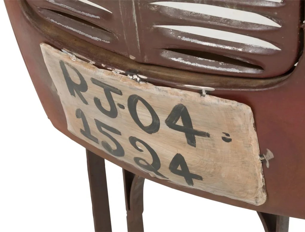 furniture-nabytek.cz - Lakovaný kovový barový stůl v červené barvě – 122×88×110 cm