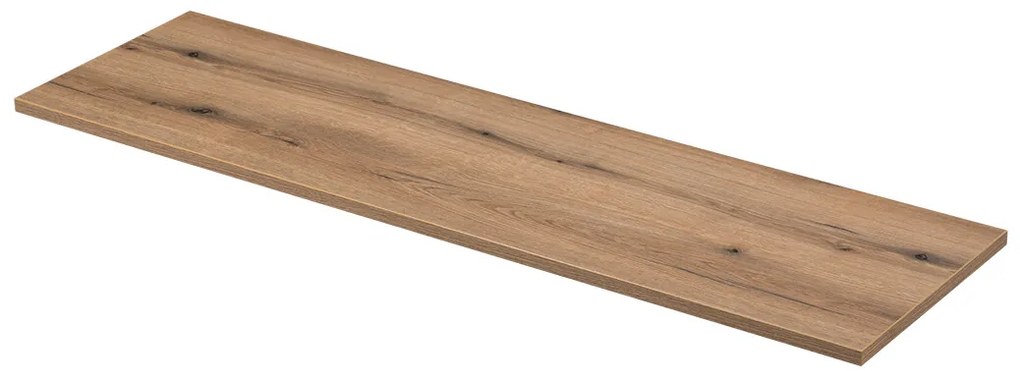 Závěsná skříňka pod umyvadlo Iconic s deskou 140 cm kašmír/dub coast evoke