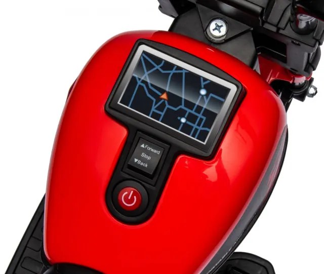 Elektrická motorka Eagle červená