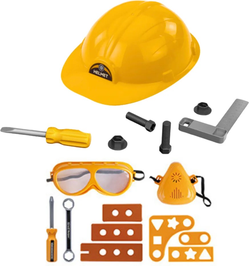 LEAN Toys Sada náradia pre údržbárov Pneumatické kladivo Batéria 21EL