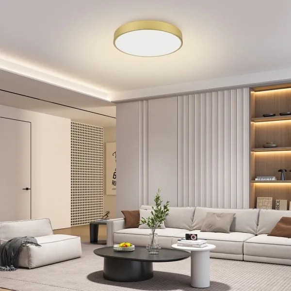 Brilagi - LED stmievateľné svietidlo POOL LED/60W/230V 3000-6000K pr. 60 cm zlaté + diaľkové ovládanie