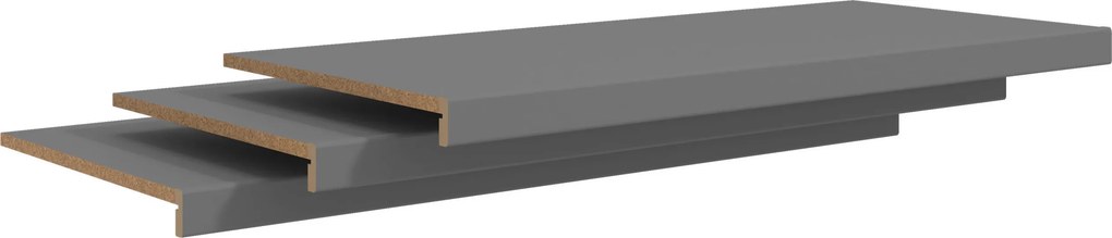 XXXLutz VKLADACIA POLICA, sivá, 120/5/46,5 cm Xora - Skrine - 000834013416