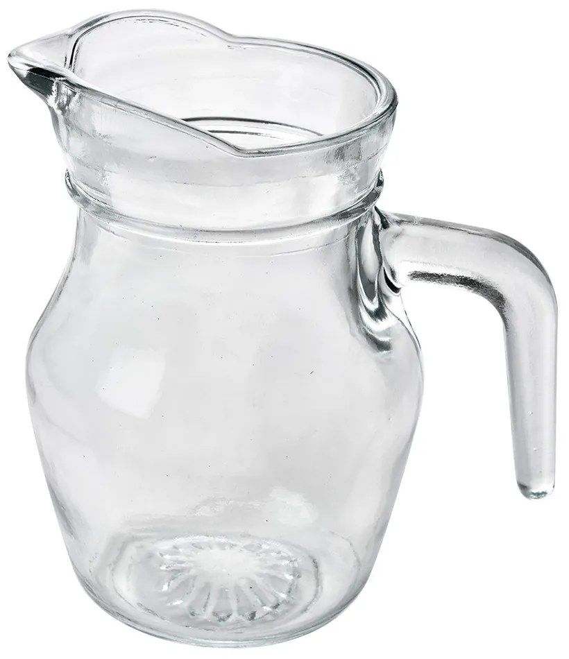 Transparentný sklenený džbánok na vodu - 14 * 9 * 13 cm / 500 ml