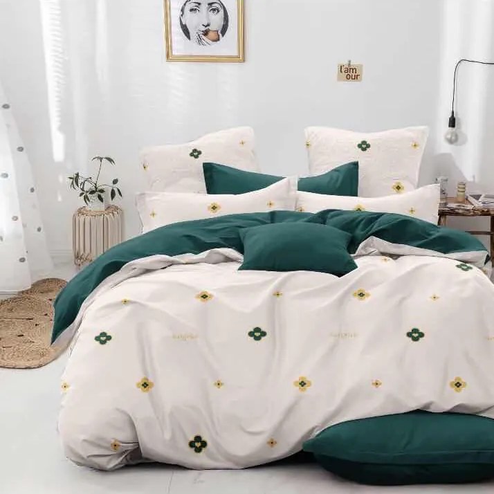HOD Posteľné obliečky CHILL biela 6 set 200x220cm