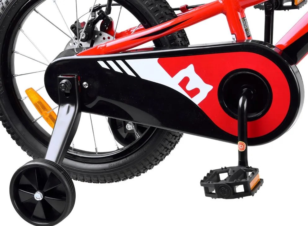 RoyalBaby Chipmunk Explorel 16&quot; detský bicykel čerevno-čierny hliníkový 2021