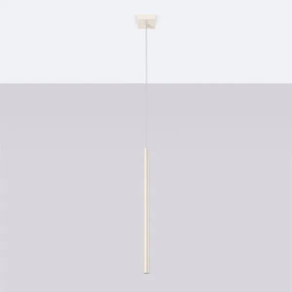 Sollux SL.1512 - Luster na lanku PASTELO 1xG9/8W/230V krémová