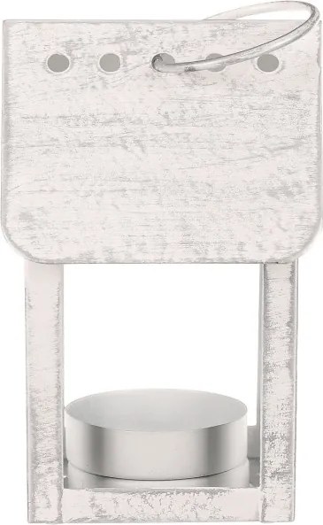 Lampáš vtáčia búdka s LED osvetlením biely LUC318