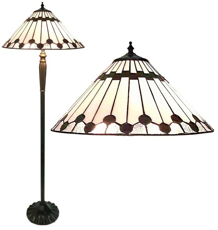 Stojaca tiffany lampa VIPER 50*157