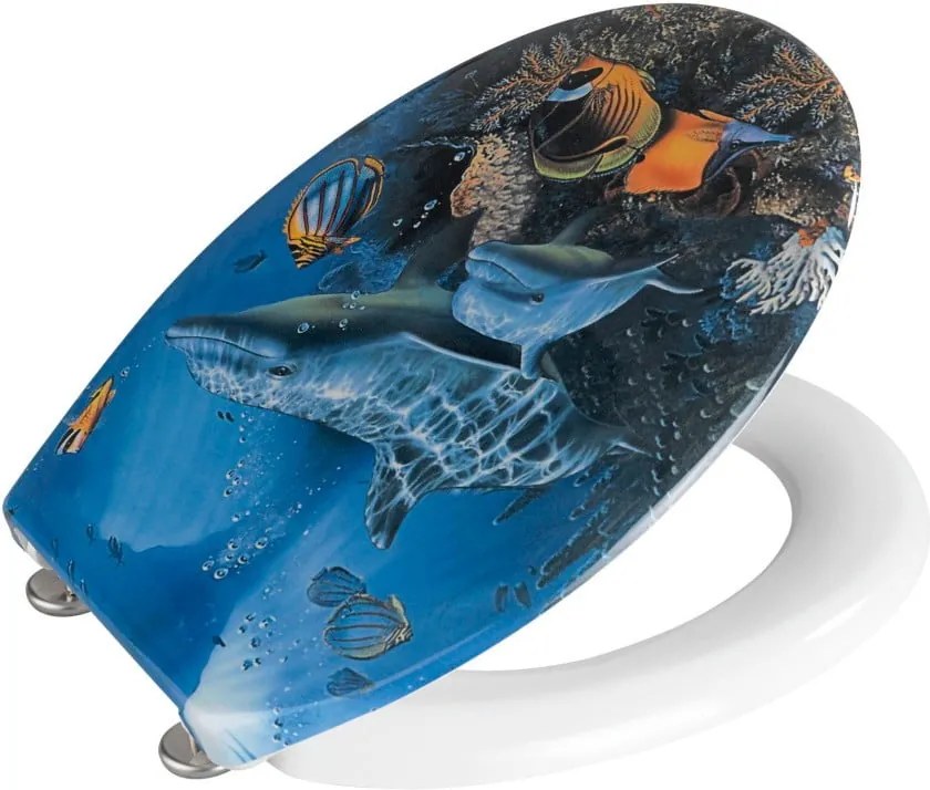 WC sedadlo Wenko Sea Life, 45 × 38 cm