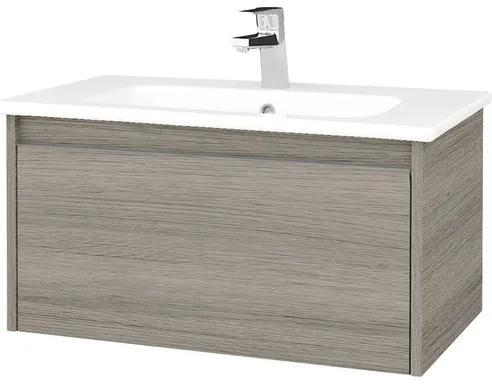 Kúpeľňová skrinka s umývadlom Dřevojas Bono 74x39 cm Cafe umývadlo Euphoria 203528