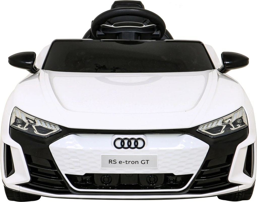 Ramiz Audi RS E-Tron GT Battery Biela + diaľkové ovládanie + pohon 4x4 + rádio MP3 + LED + EVA