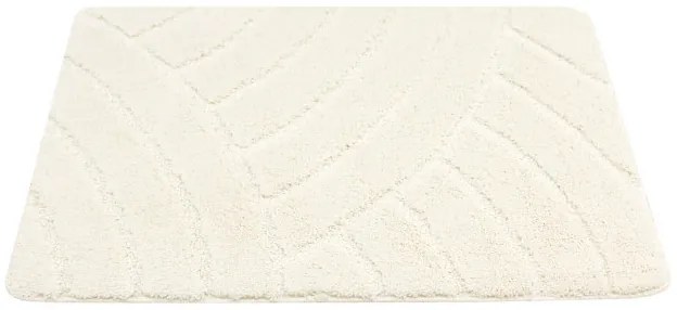 Kúpeľňový koberček Sash krémový, pruhy