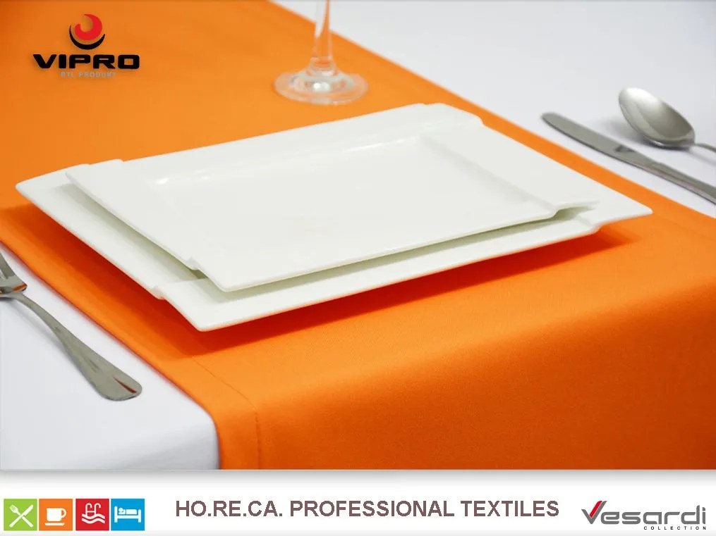 Dekorstudio Behúň na stôl 06 - oranžový Rozmer behúňa (šírka x dĺžka): 40x110cm