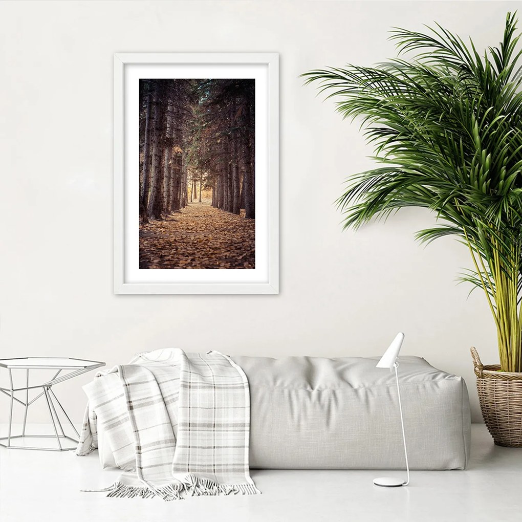 Gario Plagát Les na jeseň Farba rámu: Bez rámu, Rozmery: 30 x 45 cm