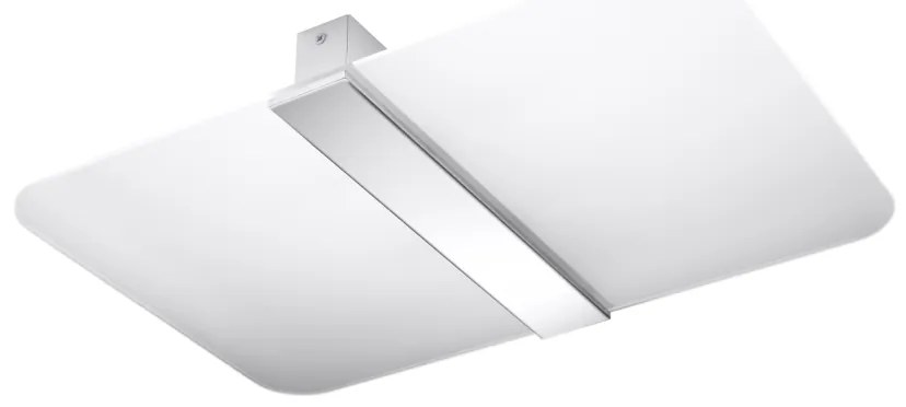 Stropné svietidlo Azalia, 1x mliečne sklenené tienidlo, ch