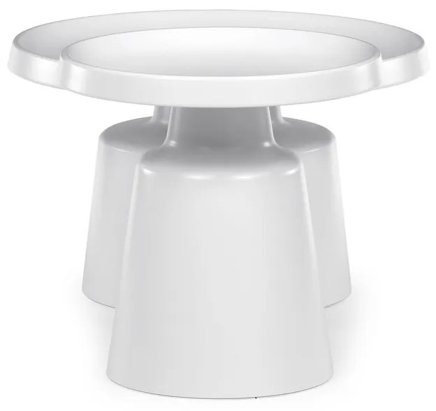 F4114 WT súprava konferenčných stolíkov, biela, 2ks