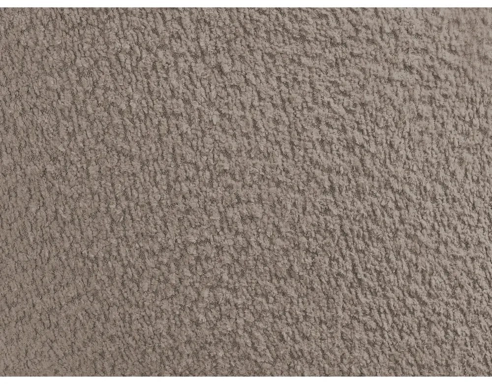 Taupe kreslo z textílie buklé Janissaire – Bobochic Paris