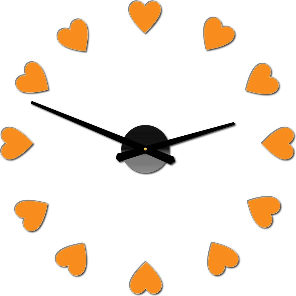 SENTOP | Veľké nástenné hodiny s motívom srdca I SENTOP 12S051 Wall clock HEU- analógové