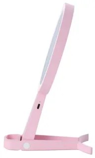 Immax 09102L - LED+CCT Stmievateľné kozmetické zrkadlo SWEET LED/3W/5V ružové