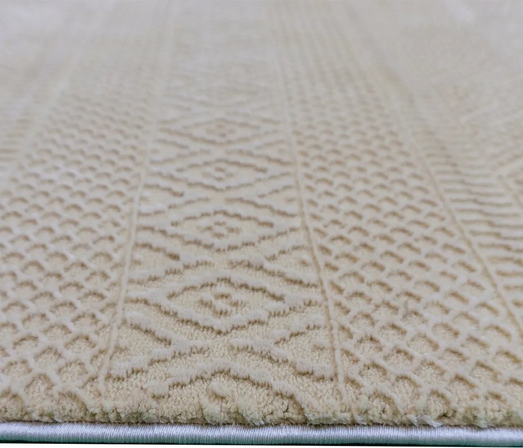 BE Koberec Zurich 1901 YELLOW – žltý obdĺžnikový Rozmer: 60x100 cm