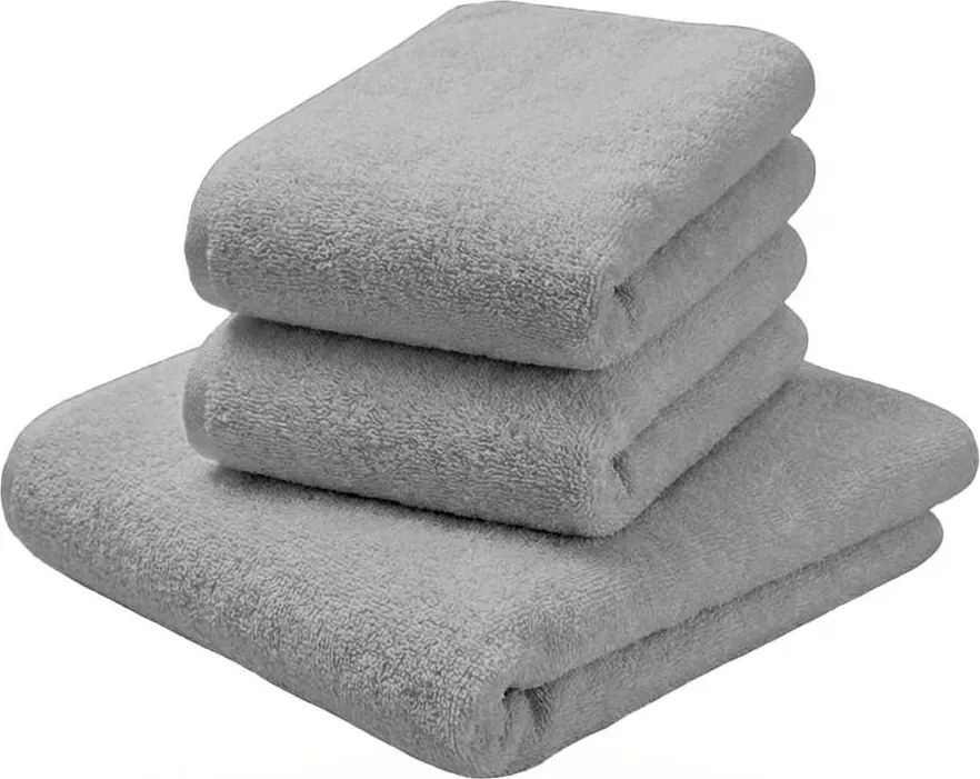 Osuška NORIELLE 50x90 cm svetlosivá, 100% bavlna