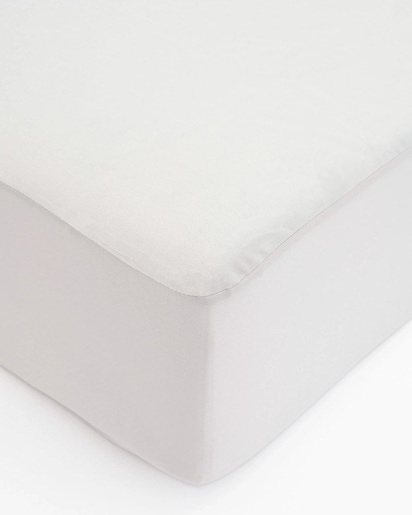 Nepriepustná plachta mikroplyš 140 × 200 cm - svetlo sivá