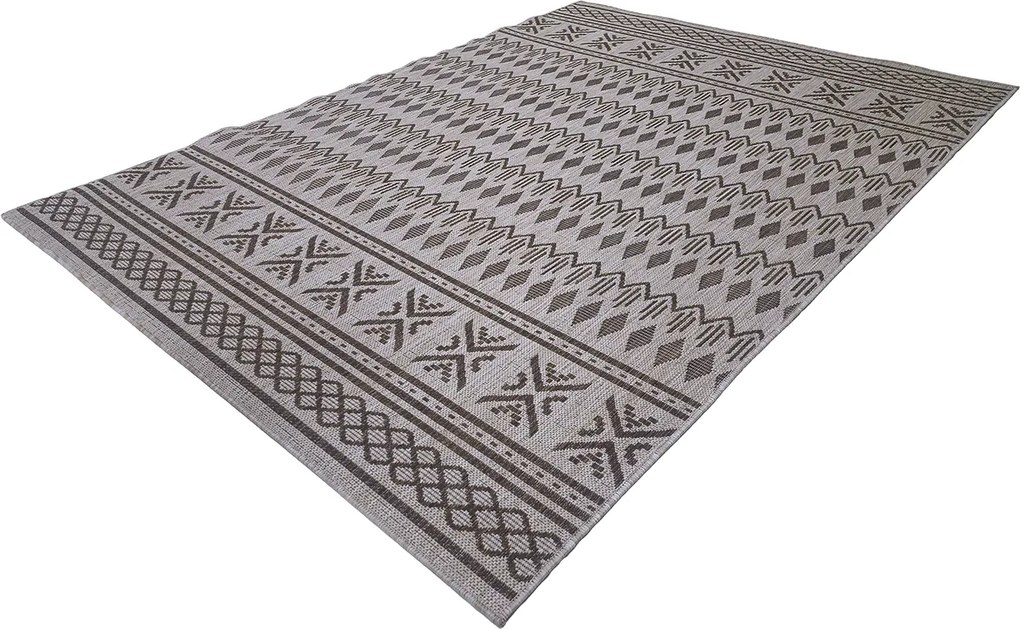 BE Koberec Eqos 0002 GREY – sivý obdĺžnikový Rozmer: 50x80 cm