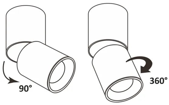 Bodové svietidlo NIXA 1xGU10/10W/230V biela