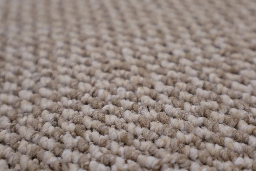 Spoltex, Metrážny koberec Texas 13 béžový, na mieru, šíře 4m, béžová, filc, chodba / predsieň