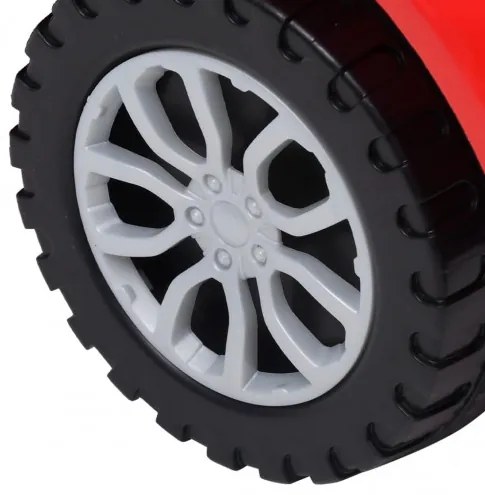 vidaXL Odrážacie auto červené-
