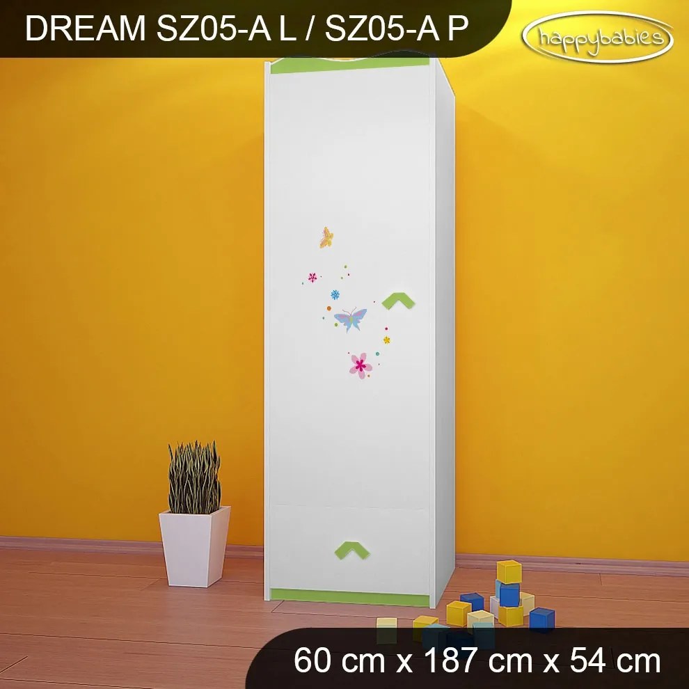 Detská skriňa ROZKVETLÁ LÚKA - TYP 5A