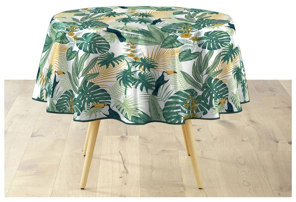 Umývateľný obrus ø 160 cm Guyana – douceur d'intérieur