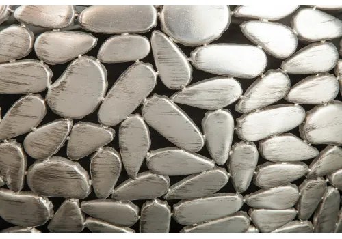 Konferenčný stôl 41433 2-Set Aluminium Silver/ Drevo Acacia  - Komfort-nábytok