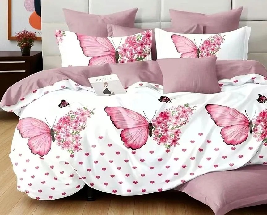 Obliečky Motýľ Bavlna 7-dielna súprava