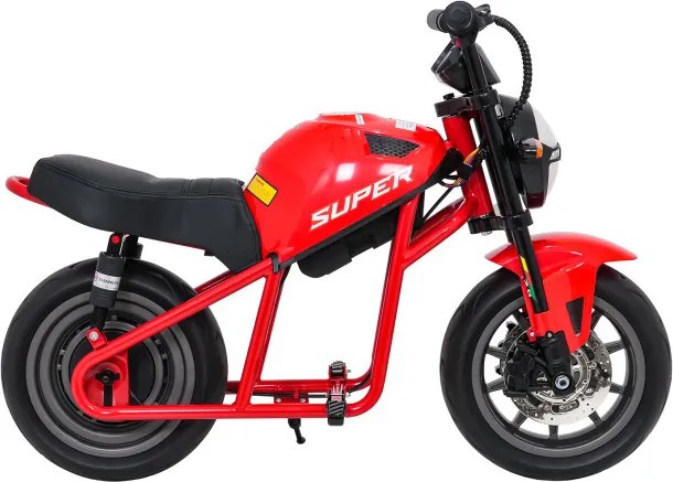 Elektrická motorka SUPERMOTO červená