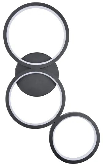 LED Nástenné svietidlo FLAMENCO LED/23W/230V 4000K čierna