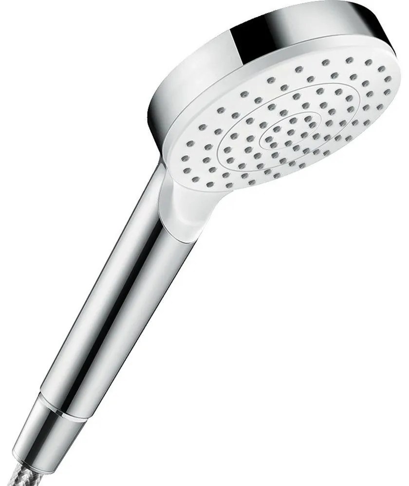 HANSGROHE Crometta ručná sprcha 1jet EcoSmart, priemer 100 mm, biela/chróm, 26333400