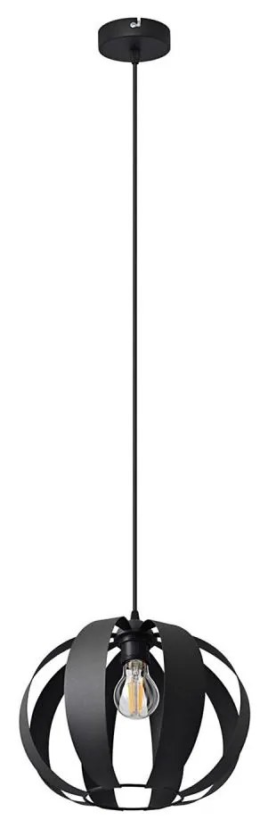 Luster na lanku NEWTON 1xE27/15W/230V čierna