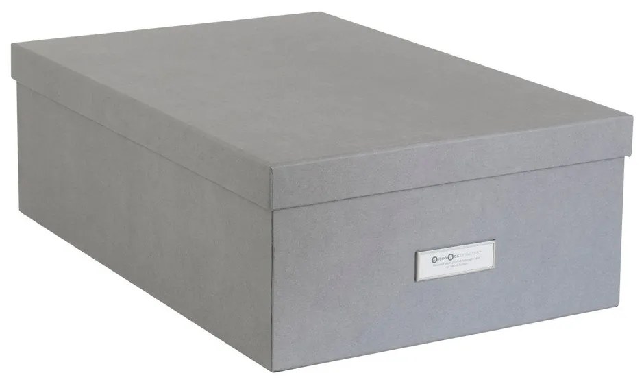 Súprava 3 sivých úložných škatúľ Bigso Box of Sweden Inge