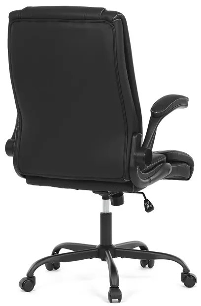 Autronic BONTEC Kancelárske kreslo, hojdací mechanizmus, čierna ekokoža, KA-Y344 BK Farba: Modrá
